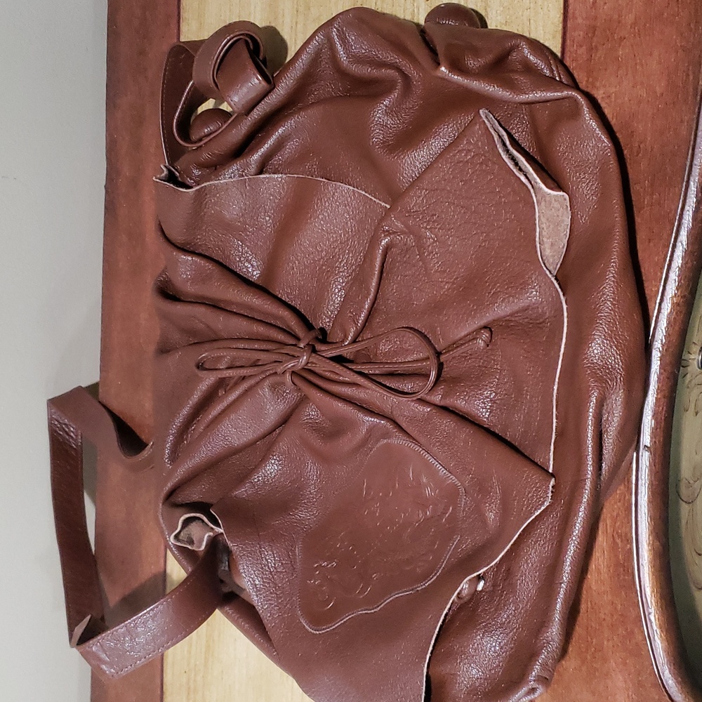 leather handbag